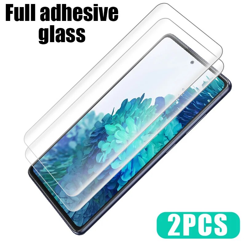 2pcs curved tempered glass for samsung galaxy s23 s22 s21 s20 s10 s9 s8 plus ultra screen protector note 20 ultra 10plus 9 glass