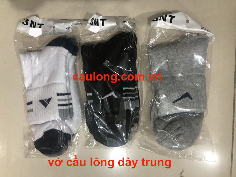 Combo 3 Đôi Vớ Cầu Lông Dày Trung ( Nhiều Màu )