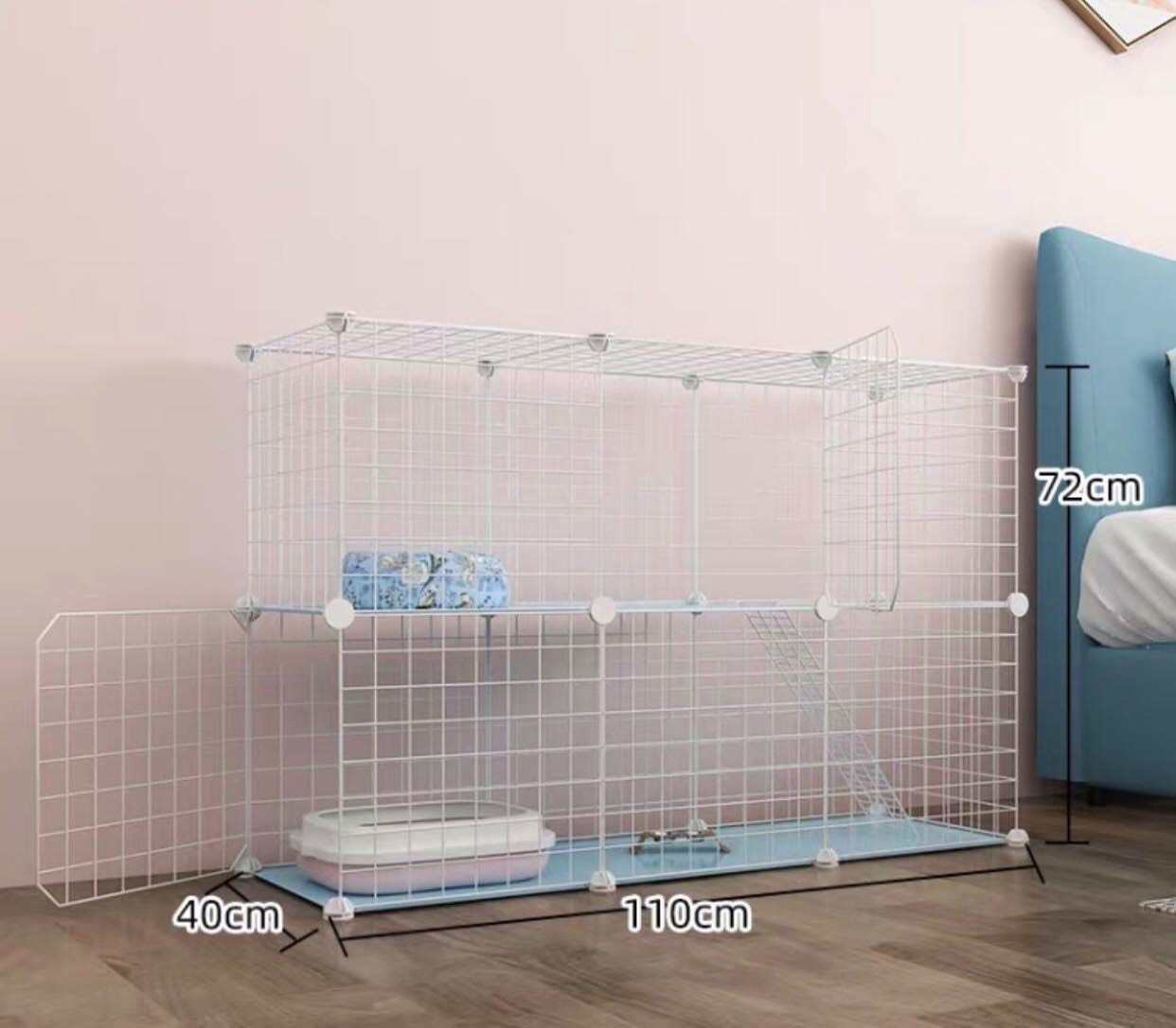 Combo chuồng Chó  Mèo - tự lắp ghép bằng lưới sắt