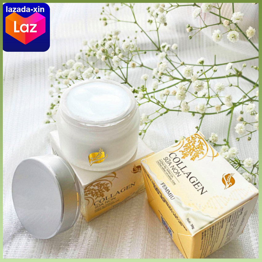 Kem Collagen Sữa Non Dưỡng Ẩm Trắng Da 30g