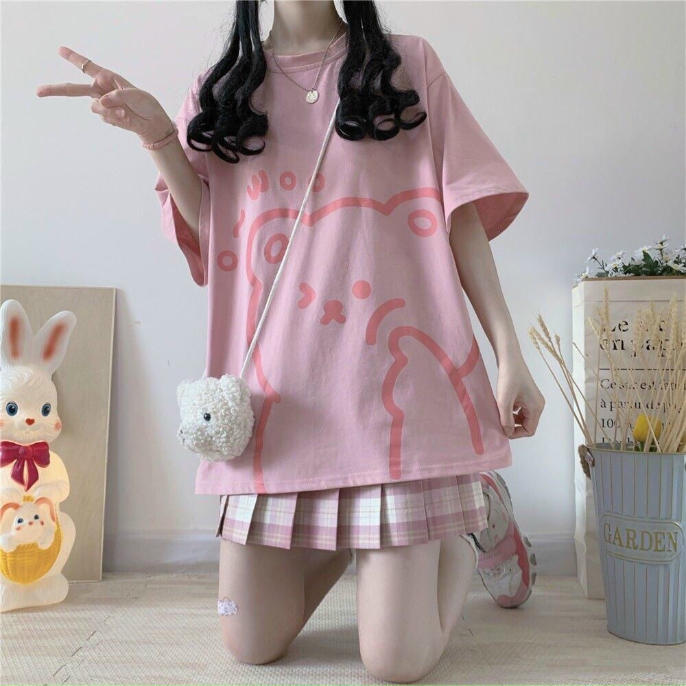 Áo thun nữ cực xinh cutee cho các bạn trẻ hot 2022 pham tien store
