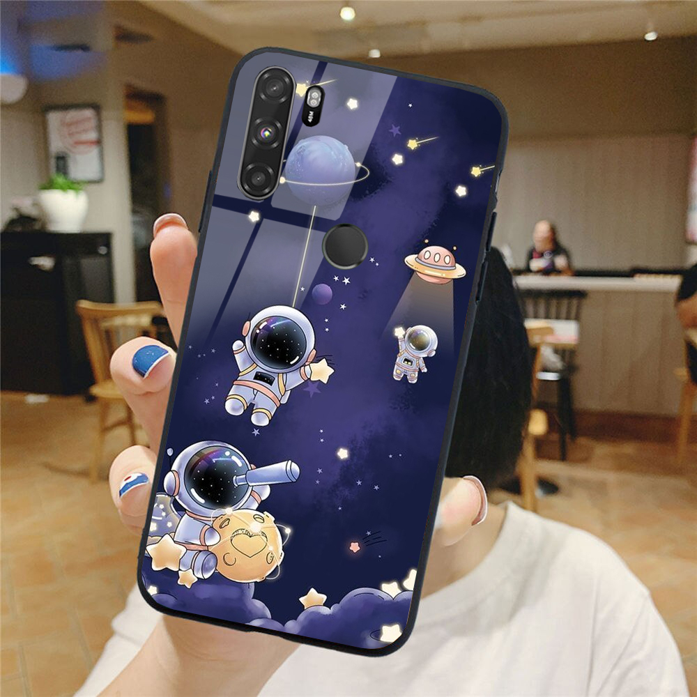 Ốp Lưng VSMART ACTIVE 3 mặt kính cao cấp phi hành gia