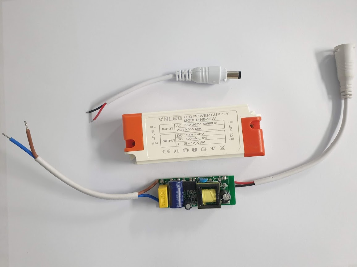 Nguồn đèn led âm trần 8W đến 12W