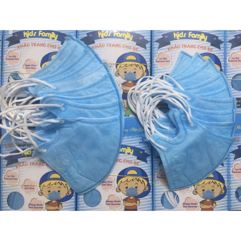 Khẩu Trang 3D Kid Khánh An 4 lớp Kháng Khuẩn