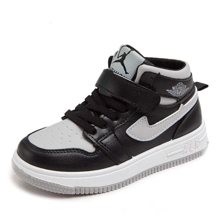white high top baby walking shoes