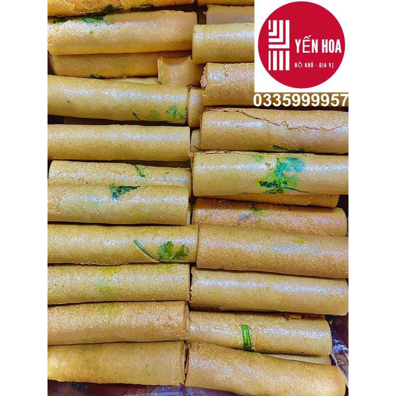 500g/1kg bánh ống ngò nhân đậu phộng vàng