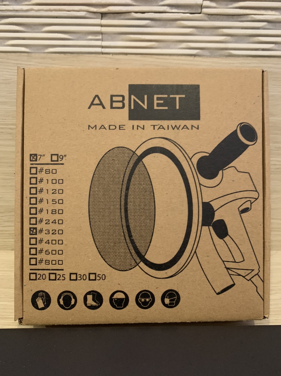 [ Hàng Đài Loan ] Nhám lưới chà tường  ( 180mm - 7in )