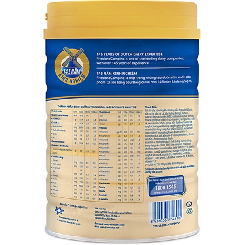 Sữa bột Frisolac Gold 3 380g (Mới) (Date T2/23)