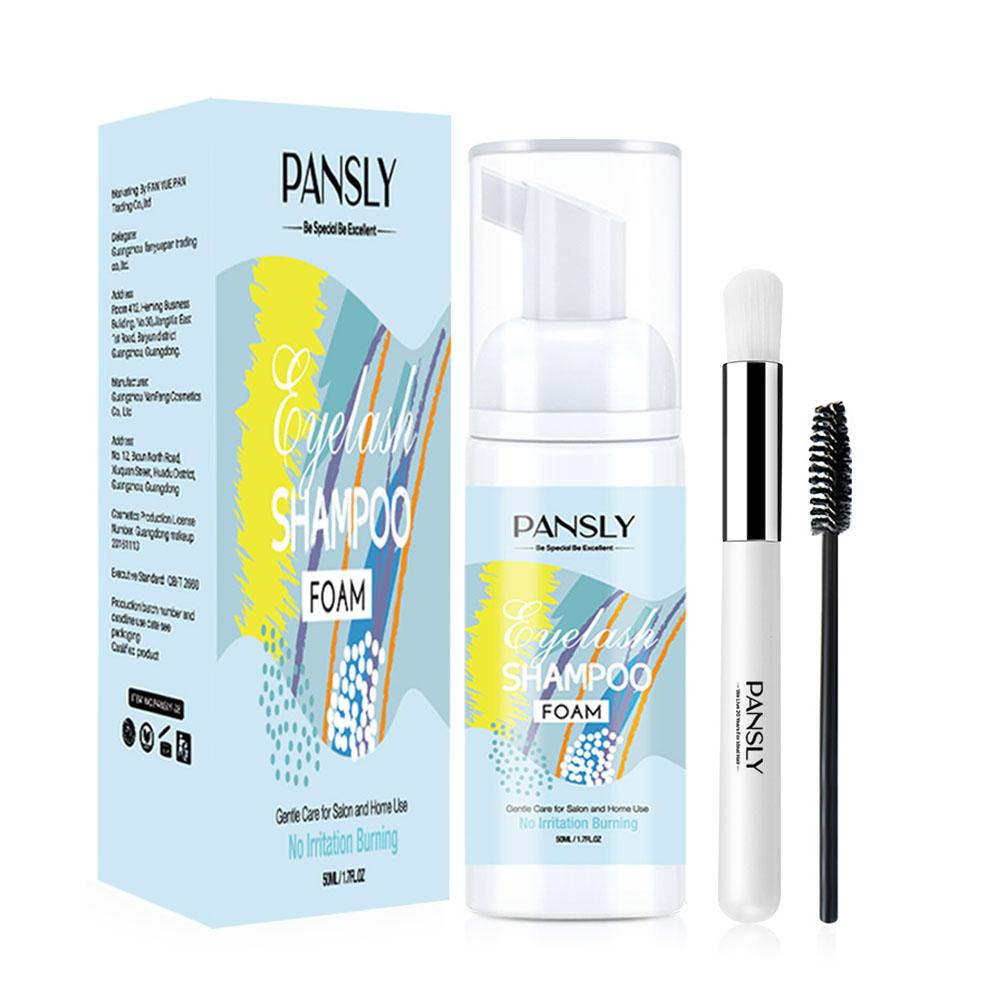 50ml Pansley Eyelash Shampoo Eyelash Shampoo Eyelash Gentle And Cleaning Care Liquid G7J1