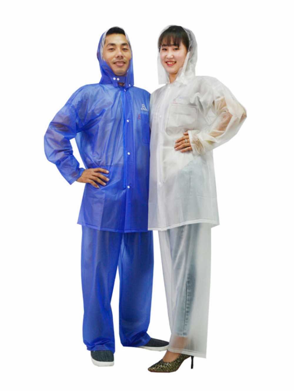 BỘ ÁO MƯA TRONG MÀU (Giao màu ngẫu nhiên)