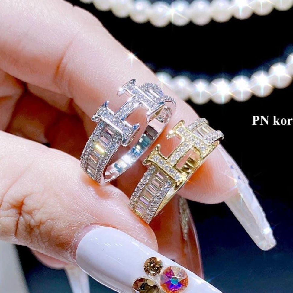 Nhẫn Nữ Mạ Vàng 18K Nhẫn nữ xi vàng, nhẫn ximen vàng, nhẫn mạ 24k vàng trắng đính đá thạch anh màu sắc rực rỡ phù hợp với mọi thời trang, nhẫn nữ sự kiện đẹp và sang GADO N123