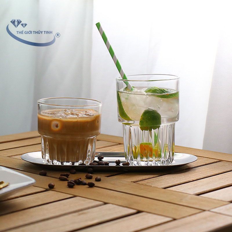 1 LY THỦY TINH CAO CẤP ĐẾ SỌC HONGLI
