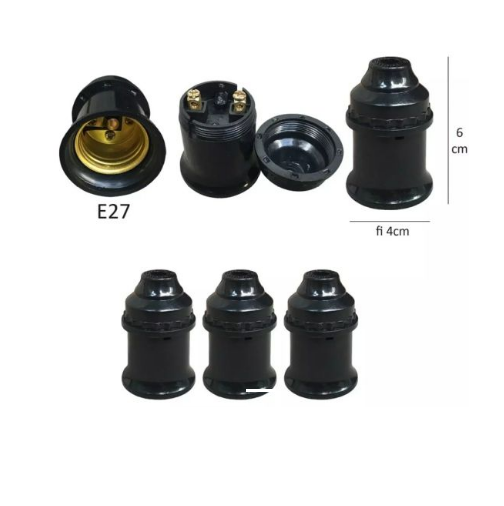 Đuôi đèn xoáy E27 thả treo