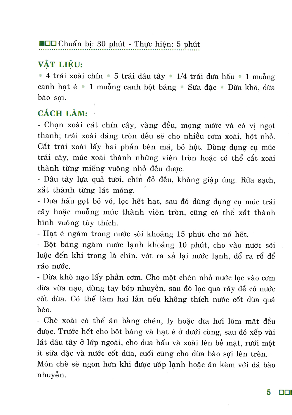Sách - Ngọt Ngào Chè Nam Bộ (Cúc Phương)(VT)
