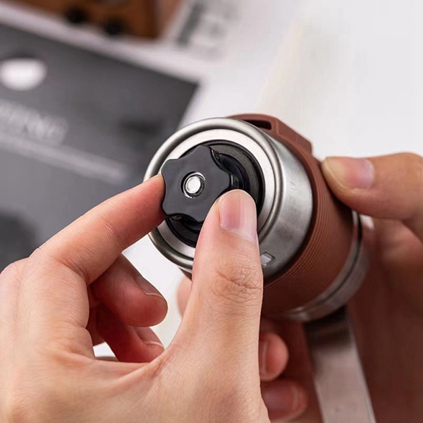 1 Piece Manual Coffee Grinder Portable Grinder with Scale Visualization for Home Office Traveling Espresso