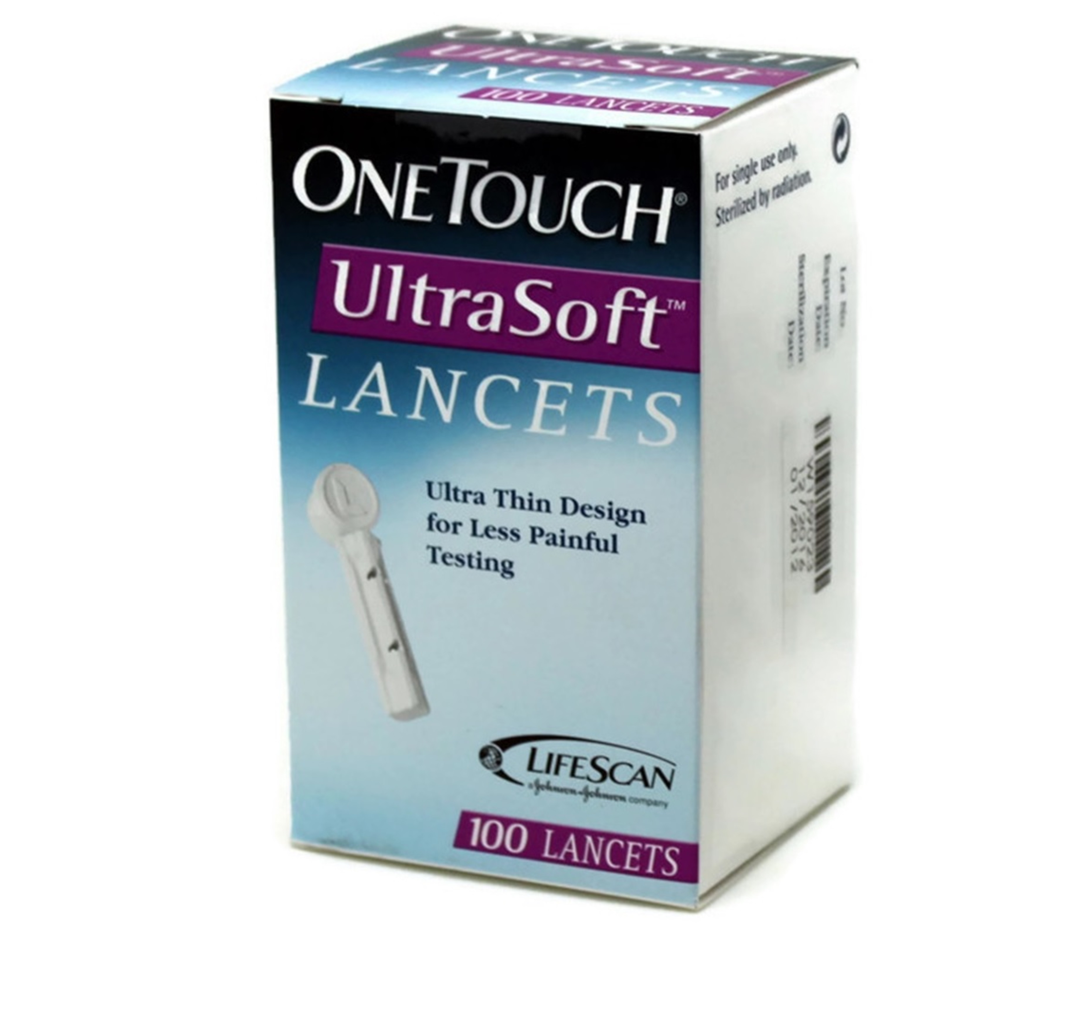 One Touch Ultrasoft Blood Lancets 1 Box - 25 pieces or 100 pieces ...