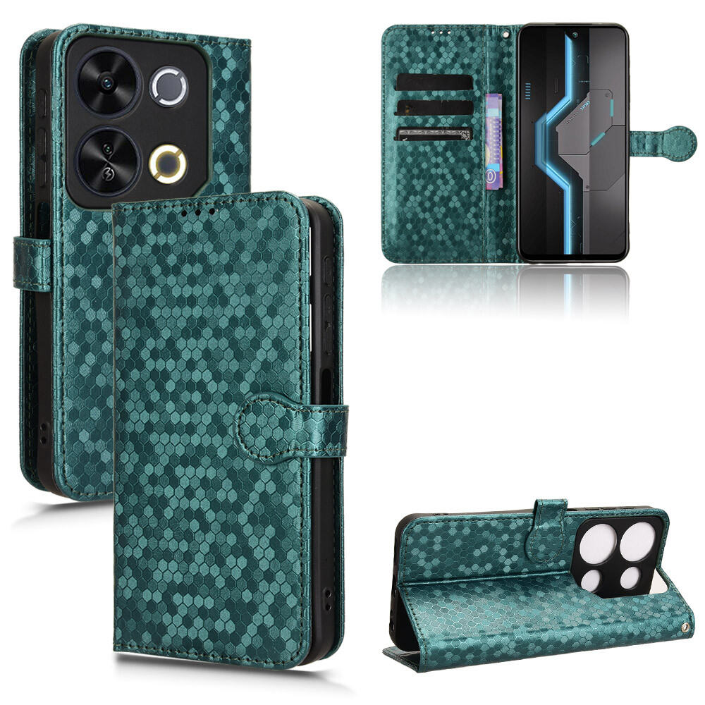 lthmy for Itel P65 4G P671L Phone Case Flip Wallet PU Leather Casing Shockproof Bracket Back Cover. 