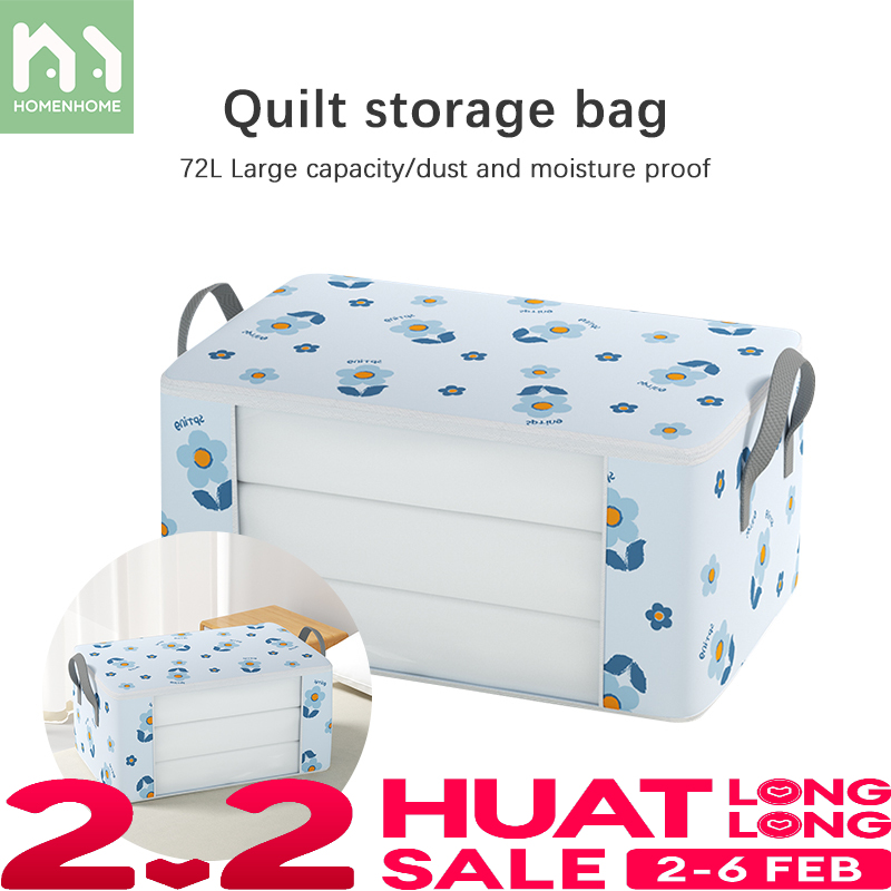 Homenhome không thấm nước sức chứa lớn và chống ẩm chăn bông phân loại và túi lưu trữ