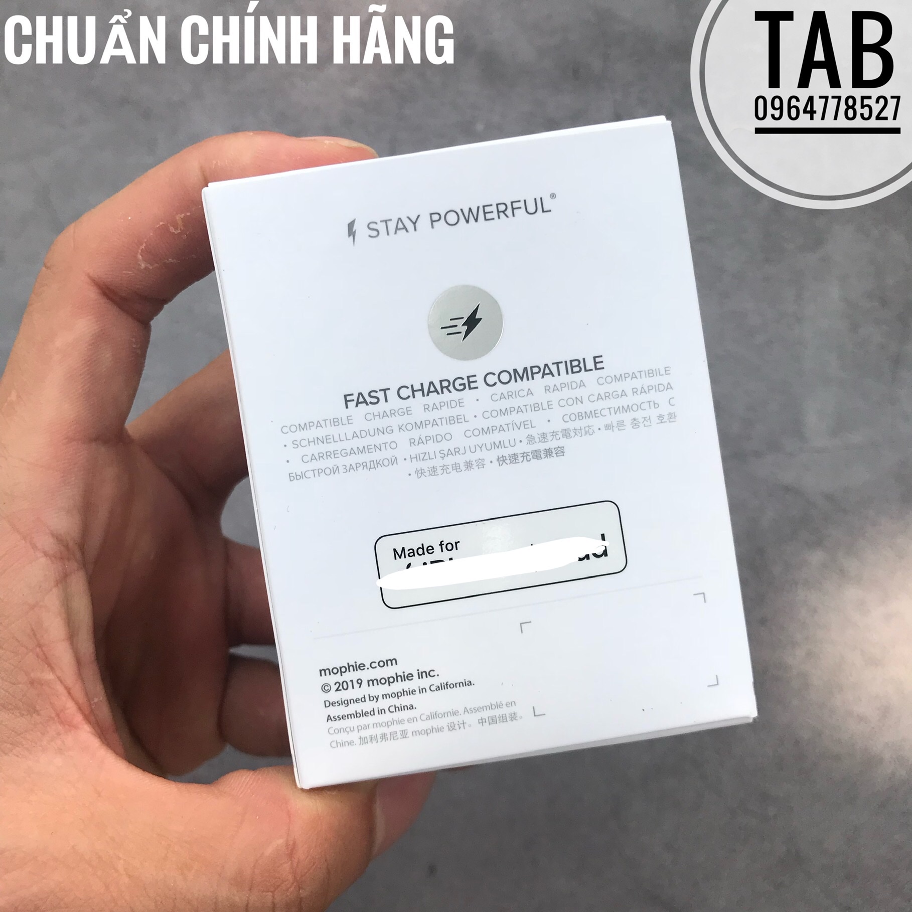 Cáp Mophie TypeC To Lightning 1m -