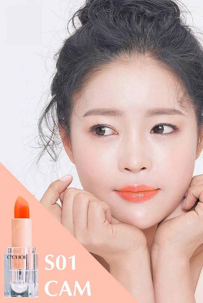 Son dưỡng môi có màu Saffron C’Choi, son dưỡng ẩm mềm mịn, giảm thâm làm hồng môi tự nhiên
