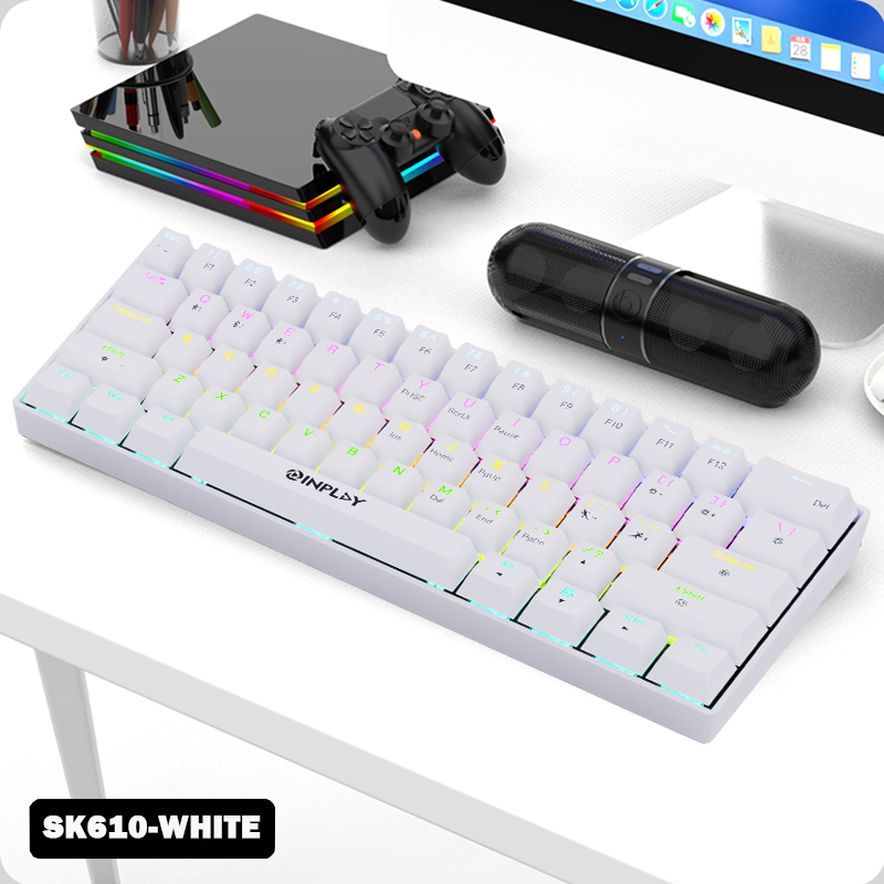 Inplay 61 Key Wireless Mechanical Keyboard Bluetooth TriMode With