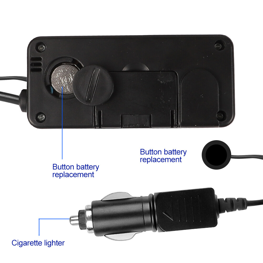 Car Digital Temperature Mini LCD Waterproof Indoor Outdoor Convenient Temperature Sensor With 1.5M Cable