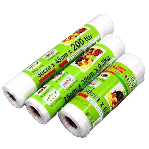 Cuộn 500g túi đựng thực phẩm an lành kt 30x45cm cuộn to túi tự phân hủy an toàn tiện lợi