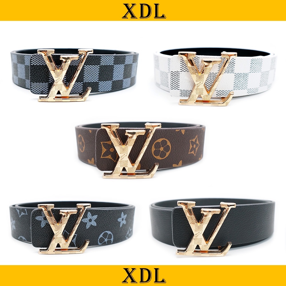 COD SDFERTEEEWE Lv men's belts with square pattern lock head LV2