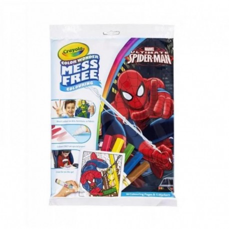 Crayola Color Wonder Mess Free Overwrap, Mickey Mouse, Spiderman