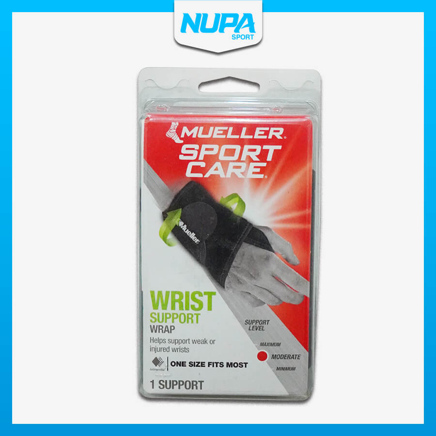 Băng Cổ Tay Mueller Adjustable Wrist Support Wrap – Black (4505)