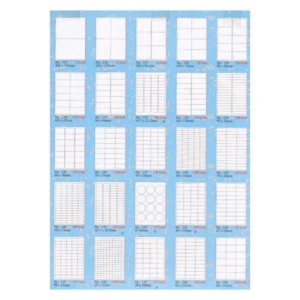 Giấy decal in mã vạch Tomy A4 - Xấp 100 tờ