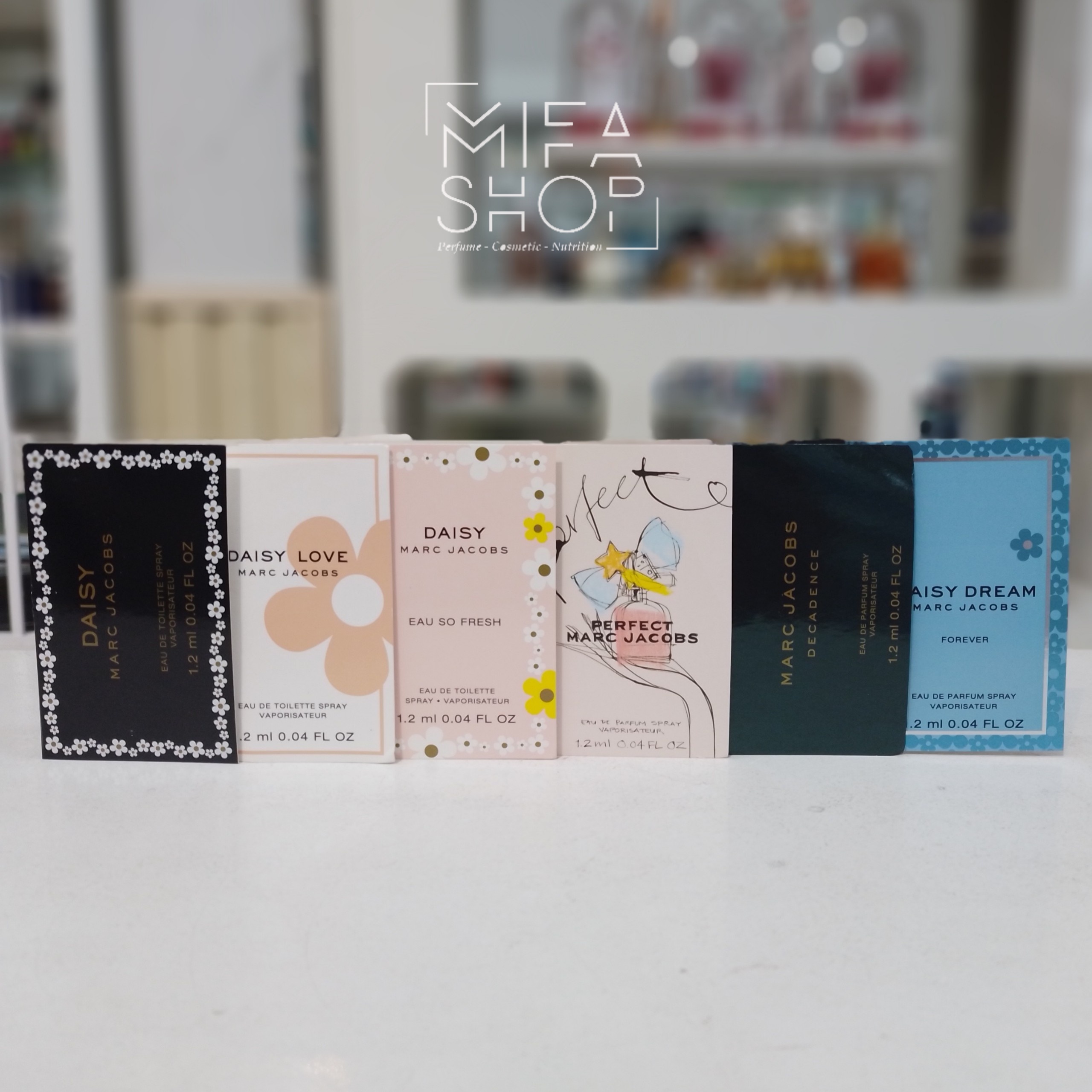 Combo 6 Chai Vial Nước Hoa Nữ Marc Jacobs