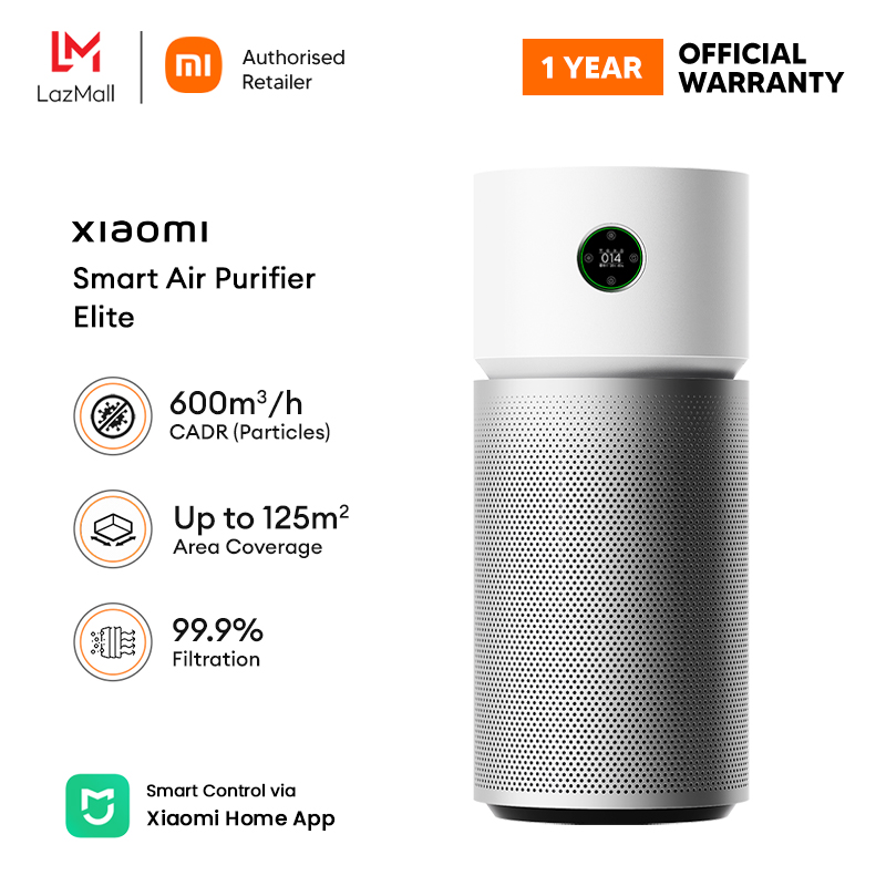 Xiaomi Mi Smart Air Purifier Elite Low Noise OLED Touch Display PM CADR ...