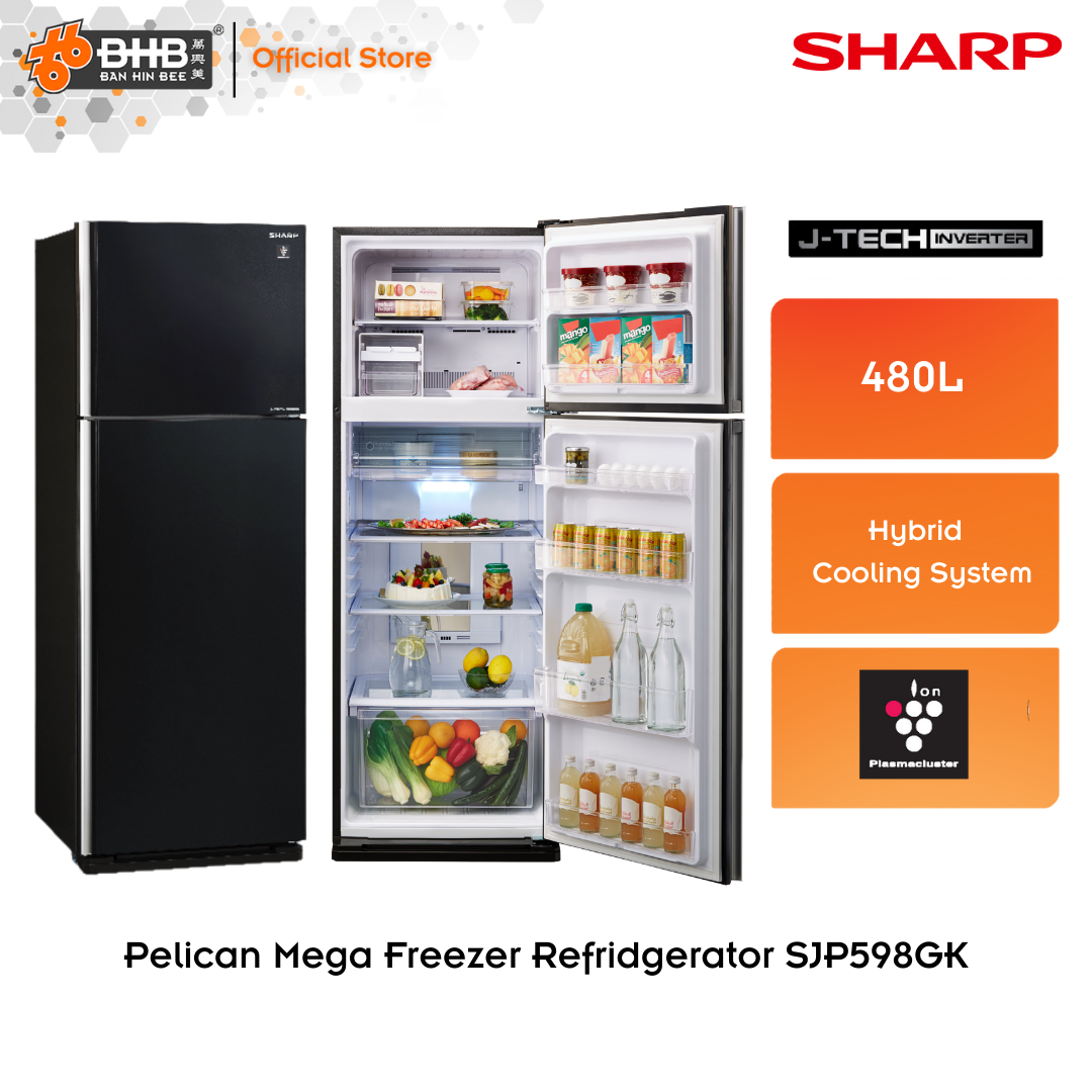 sharp fridge 480l