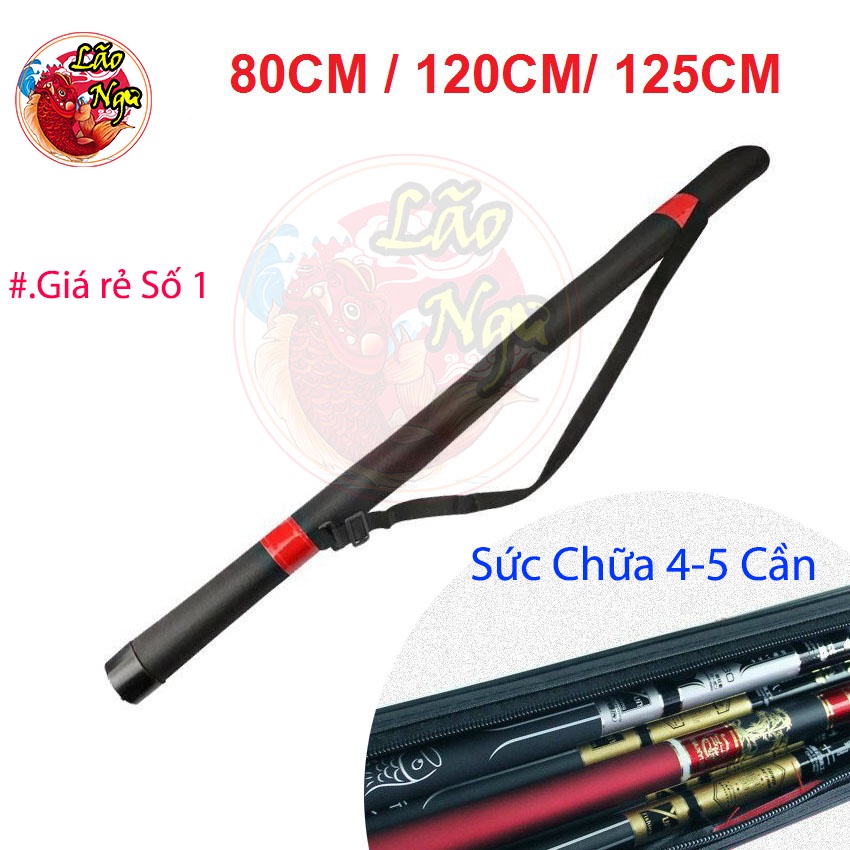 Bao Đựng Cần Câu Tay 1 Ngăn Màu Đỏ Đen Nhiều Kích Cỡ - Giá Rẻ ( Lão Ngư Fishing )