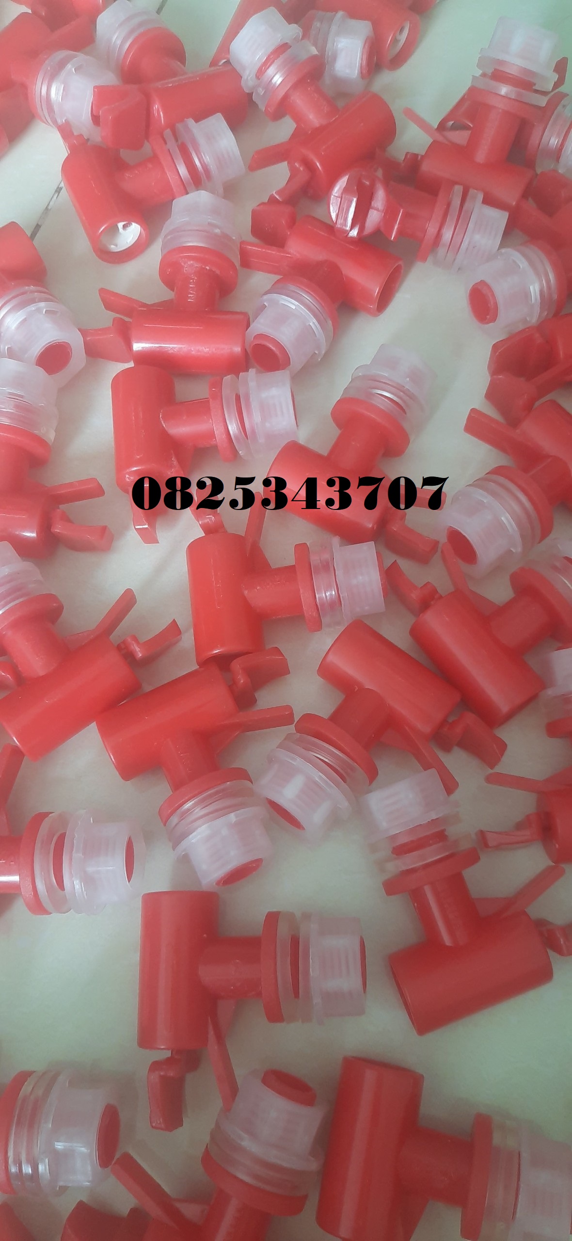 Combo 3 vòi bình nước màu đỏ