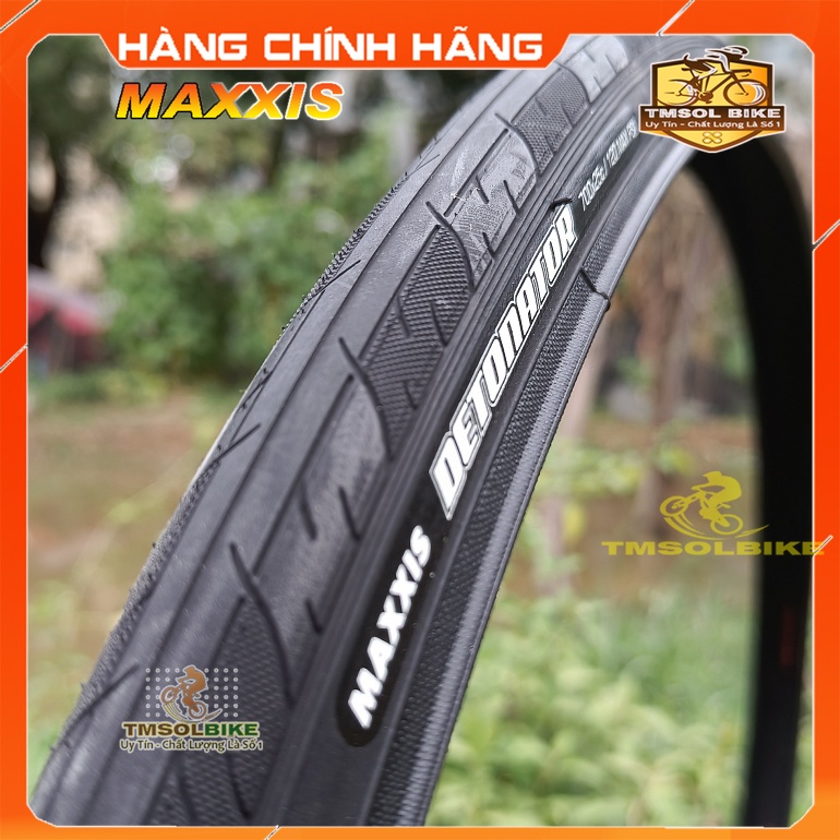 Vỏ lốp xe đạp 700x25c maxxis săm ruột cheng shin 700x25c