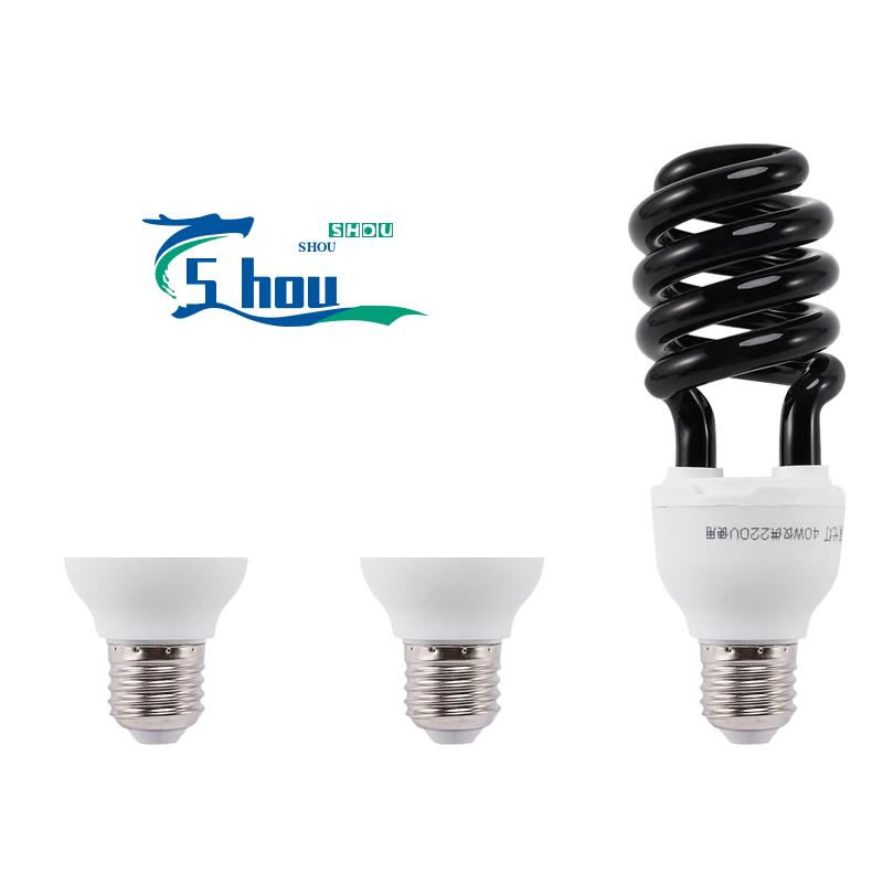 Ampoule Lumière Noire UV 40W E27 - 365 Nm, Pour Décoration, Détection, Séchage