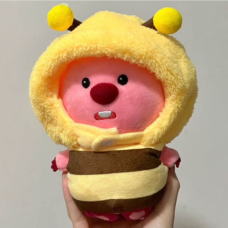 LoopyGau Bông Loopy Cosplay Ong Trang Phục, Gấu bông Hải ly hồng Gấu bông Loopy