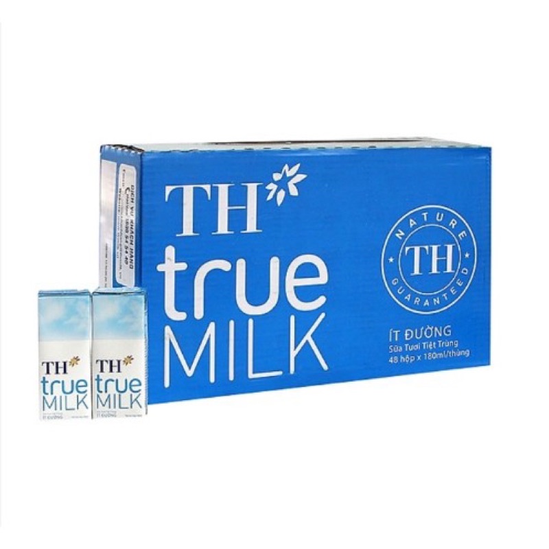 Sữa tươi TH True Milk Có Đường 180ml