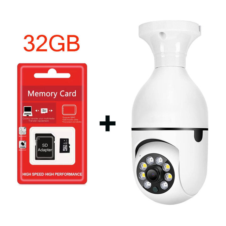 Dual Lens Bulb CCTV Camera V380 Pro CCTV Camera For House 5G CCTV ...