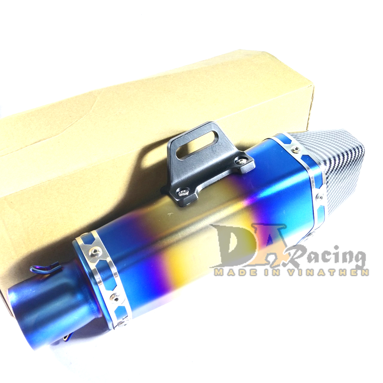 Pô Akrapovic đùi gà cao cấp [MÀU TITAN]