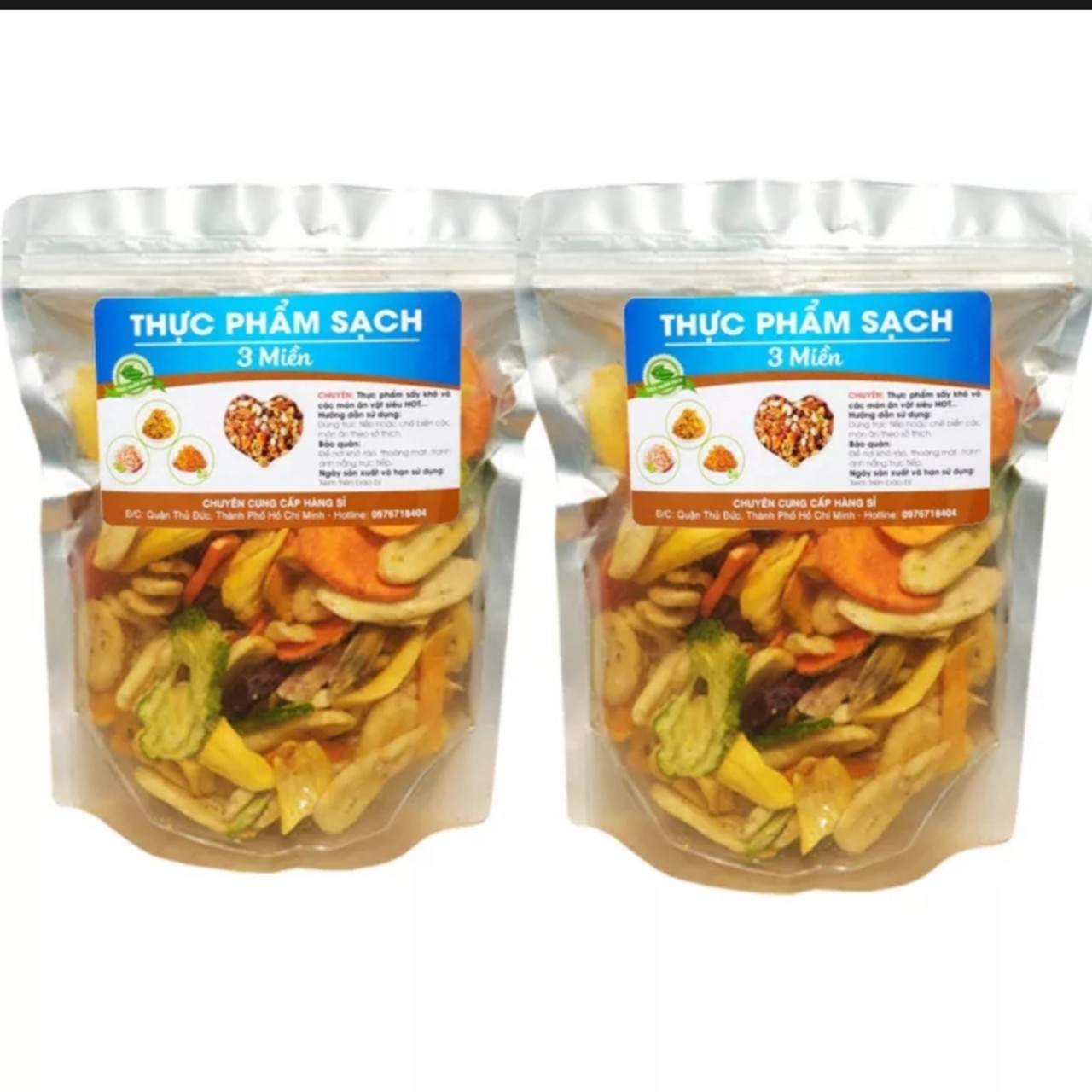 TRÁI CÂY SẤY KHÔ ĐÀ LẠT-500G
