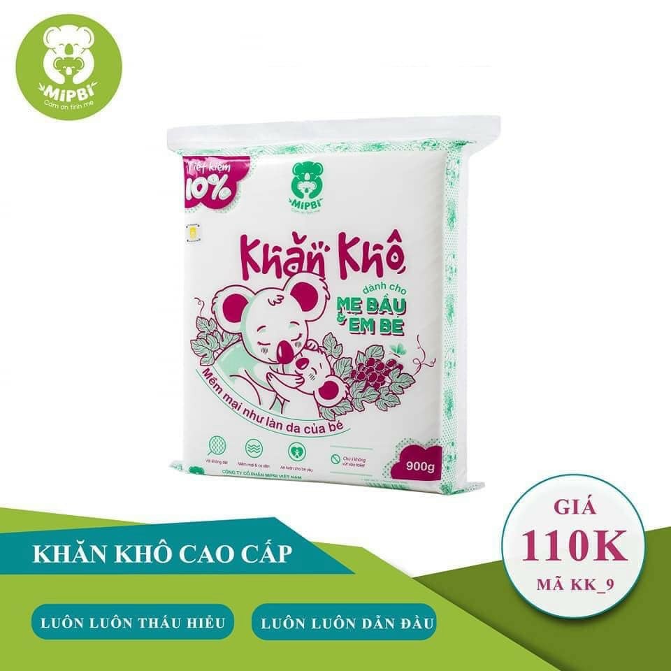 Khăn khô đa năng Mipbi 600gr & 900gr