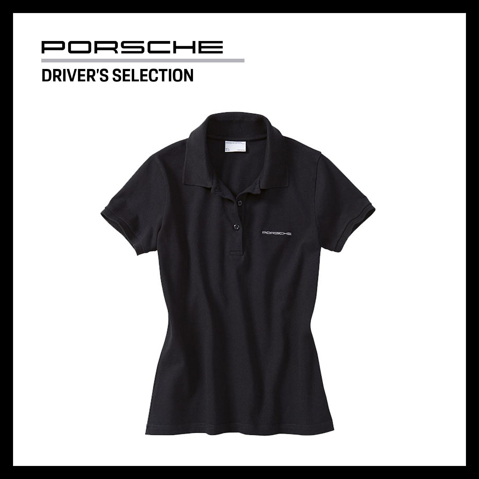 porsche polo shirt with crest