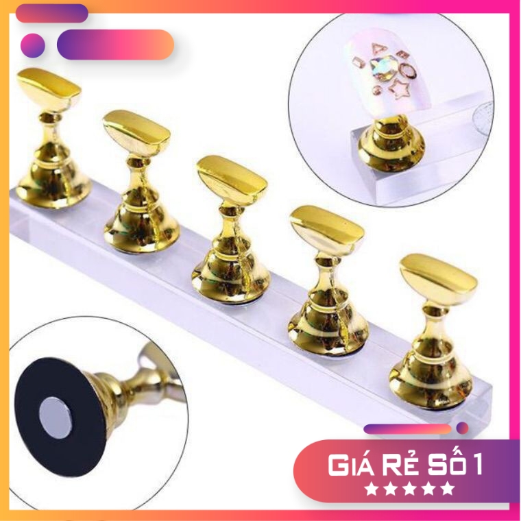 Đế Cờ Làm Nail, Đễ Trưng Móng Mẫu - Set 5 bộ - Sugar Nails
