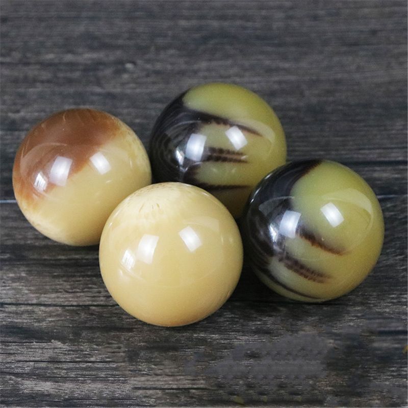 One Pair Chinese Health Balls Baoding Resin Ball Massage Balls EDC For Hand 63HE.