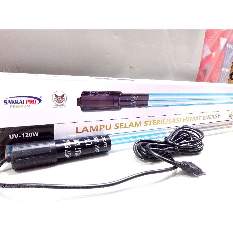 LAMPU ULTRAVIOLET ANTI LUMUT BAKTERI SAKKAI PRO UV 120WATT