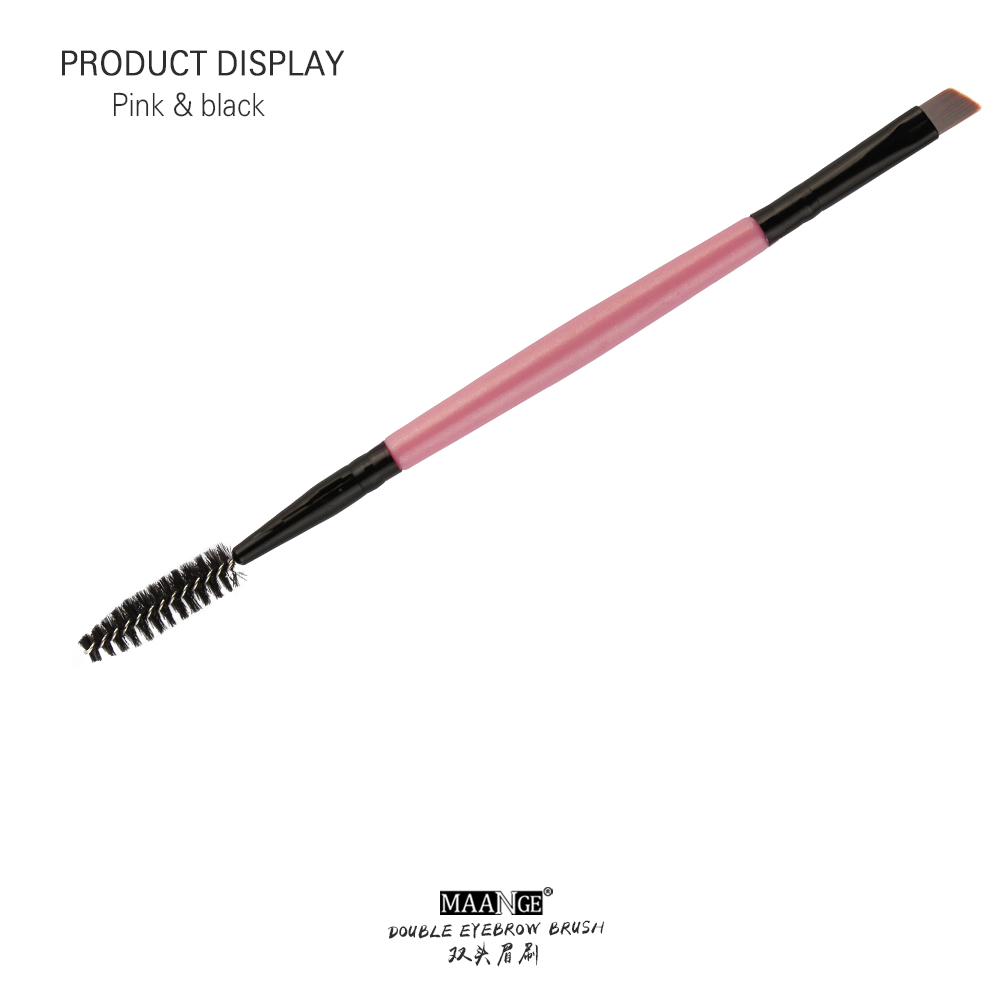DORISNA Double Head Eyes Makeup Brush Eyebrow Powder Eyelash Brushes Mascara Comb Cosmetic Beauty Make Up Tools