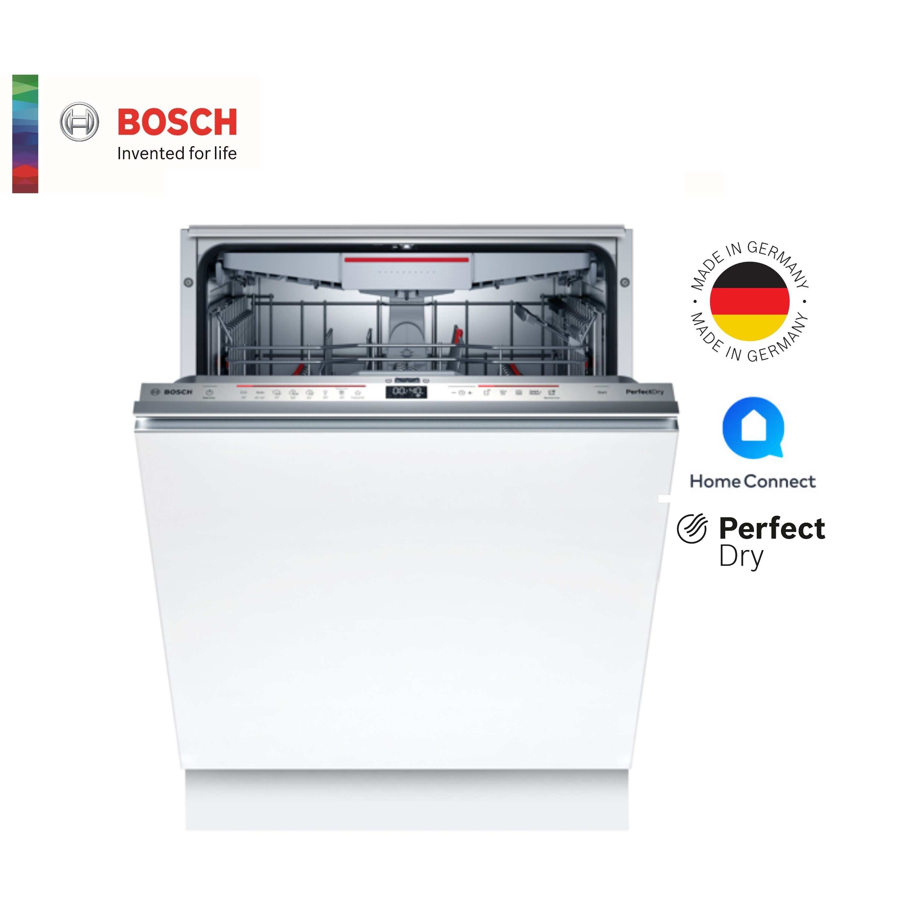 Bosch Series 6 Fullyintegrated Builtin Dishwasher, Zeolite